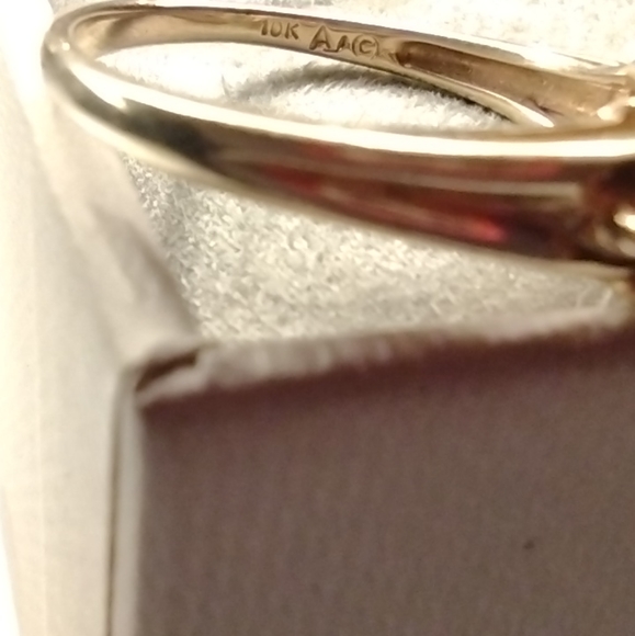 10K Gold Marquise Ruby Ring - Picture 9 of 16